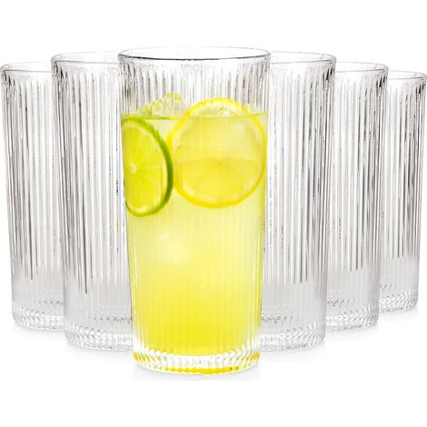 Gläser für Wasser, Saft, Getränke, Set 320 ml 6-teilig (1/5)