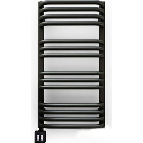 Elektrischer Heizkörper schwarz - (HxL) 760x300mm - 300 Watt - 300 Watt - ALE760-300E1N