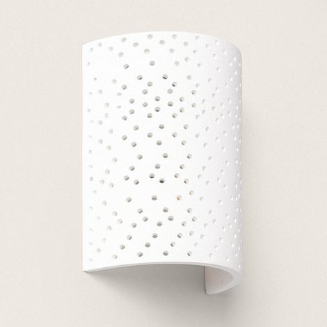Applique Murale Plâtre Hole Multi Blanc (1/4)