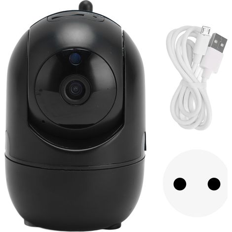 Caméra de Surveillance WiFi 2.4GHz HD 1080P avec Détection de Mouvement pour Bébé, Animal et Sécurité Domestique, Alimentation 100‑240V Prise UE (1/5)