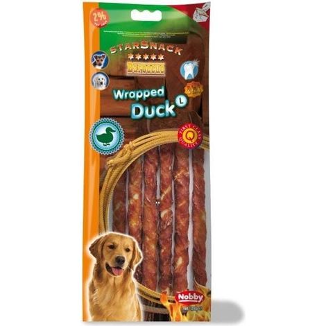 Nobby StarSnack Wrapped Duck 128 g Soft Snack