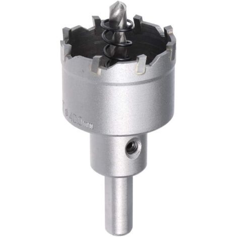 Scie Cloche Carbure Trépan Scie à Trou 40mm Diamètre de Coupe pour 0.5mm-3mm Acier Inox (1/4)