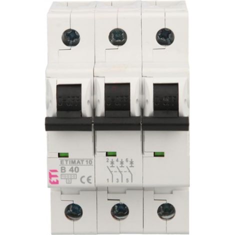 Leitungsschutzschalter 3P B 40A 10kA AC ETIMAT10 002125720