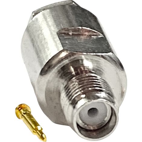 SMA-RP-Buchsenstecker für RG58-Kabel, verschraubt (1/4)