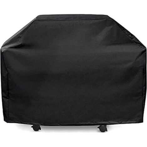 Funda para barbacoa de gas, funda protectora impermeable para plancha 210D, funda XL para barbacoa con correa ajustable, se adapta a la mayoría de las parrillas (145 x 61 x 117 cm) - Crezuo