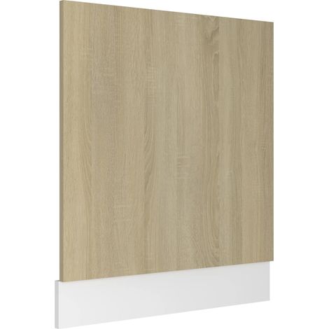Dishwasher Panel Lyon Sonoma Oak 59.5x3x67 cm Engineered Wood vidaXL