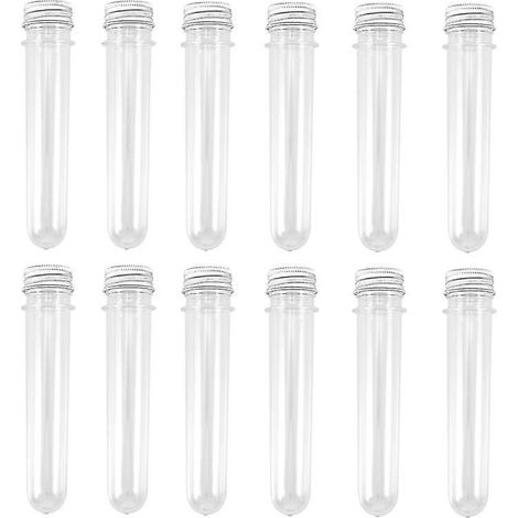 12 tubes en plastique (1/3)