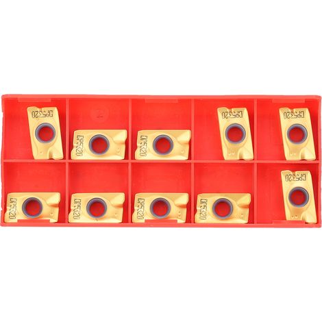 10 Stück Hartmetall-Fräseinsätze PVD-beschichtet APMT1604 PDER DP5320 Hardware Supplies (1/5)