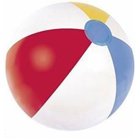 TRADE SHOP - Pallone Palla Da Spiaggia Mare Piscina A Spicchi Gonfiabile 61 Cm Divertimento 019947 -