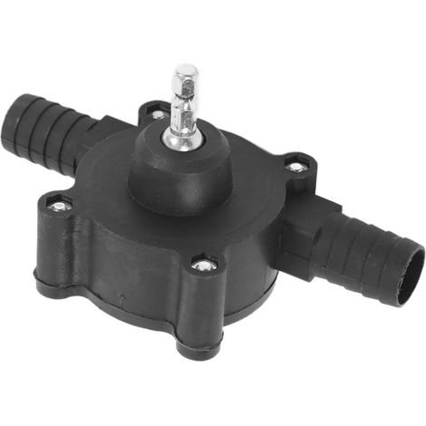 DC-Handbohrmaschinenpumpe, schwarze elektrische Handbohrmaschinenpumpe, selbstansaugende Mikro-Wassertransferpumpe (1/5)