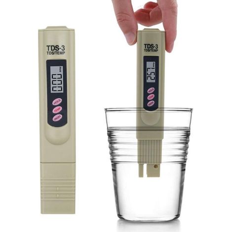 L'analyseur numérique de qualité de l'eau TDS détecte la teneur en impuretés de l'eau et convient à l'eau potable, aux piscines, aux aquariums et à la culture hydroponique (1/5)