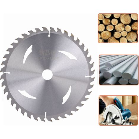 Disque de scie circulaire en carbure cémenté pour le travail du bois, 230 x 25,4 x 2,6 mm, 40 dents (1/5)