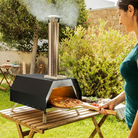 InnovaGoods Pizzahven Horno de Pizza Portátil Negro (1/5)