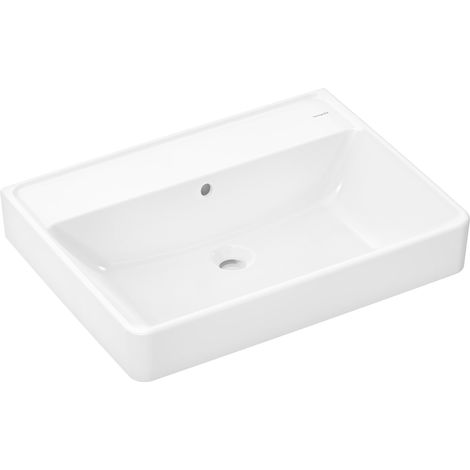hansgrohe Xanuia Q lavabo, sin agujero para grifo, con