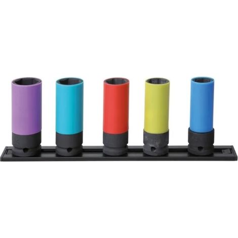 Beta 720LC/PM5 Serie bussole macchina colorate 1/2" per dadi ruote 5 Pz.