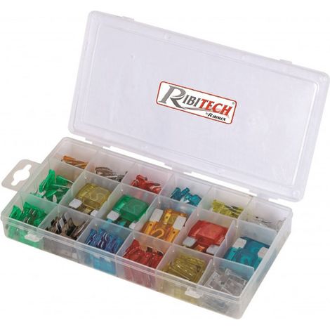 Assortimento di fusibili per auto da 166 pz Ribimex