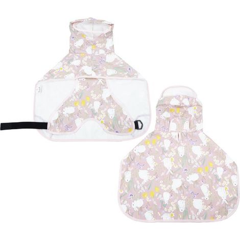 Impermeable capucha perros, Abrigo impermeable perros, Impermeable transparente ribete capucha, Impermeable cintura ajustable, Dinosaurio verde (1/5)