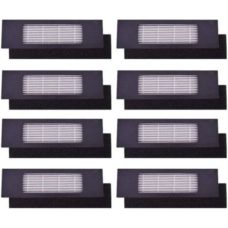 Filtres de rechange compatibles avec Ecovacs Deebot OZMO 920, 950, T5, T8, T8 Aivi, T9, N7, N8, N8+, N8 Pro+, robot aspirate (1/5)