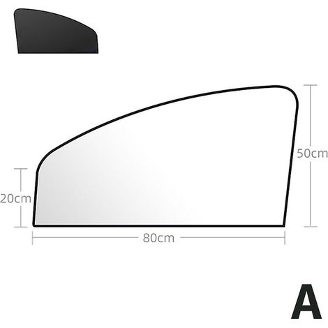 Rideaux magnétiques pour voiture, pare-soleil de voiture, protection UV, film pare-soleil en maille pour vitres de voiture, protection estivale, 1 pièce