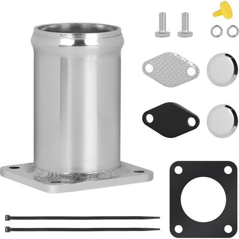 AGR-Ventil-Ausbausatz für TDI, Aluminium-Ersatzrohr für AGR-Ventil, kompatibel mit E46/E39/E38/E65, X3, X5