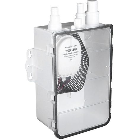 Pompe de cale marine 12V 750GPH pour bateau et camping-car, système de drainage multi-port (1/5)
