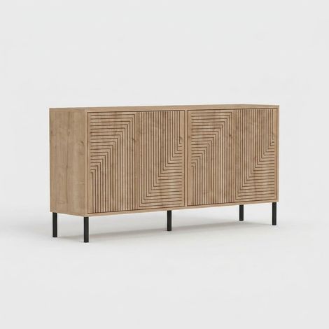 Madia moderna con ripiani e ante 150 cm Evolet (1/5)