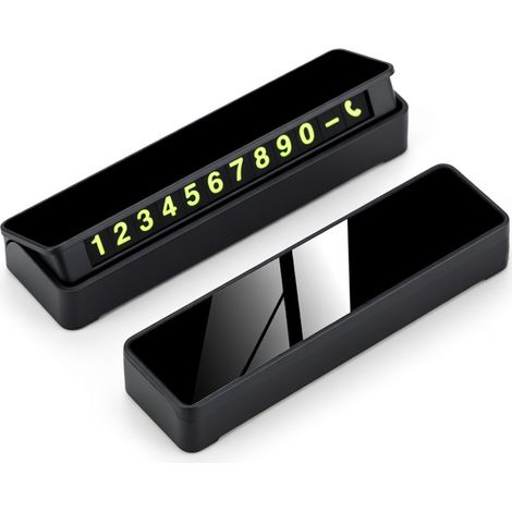 Targhetta di parcheggio fosforescente magnetica - specchio (1/5)