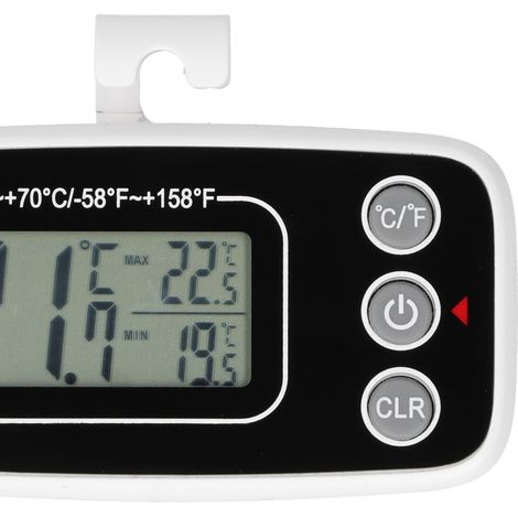 Mini-Kühlschrank- und Küchenthermometer mit Temperaturspeicherfunktion – wasserdicht und mit CR2032-Batterie (1/5)