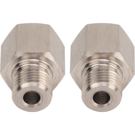Adaptateur de capteur de pression 1/8 po NPT femelle vers M10 x 1,0 mâle, en acier inoxydable étanche, universel pour voitures (1/5)