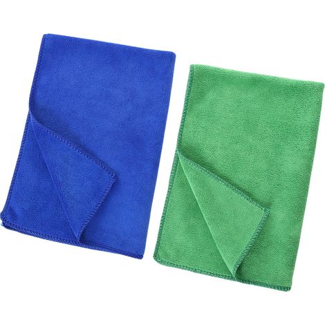 Chiffons de nettoyage en coton, très absorbants, chiffons de nettoyage anti-rayures pour verre, céramique et acier inoxydable, réutilisables pour cuisine, salle de bain et ménage, ustensiles (1/5)