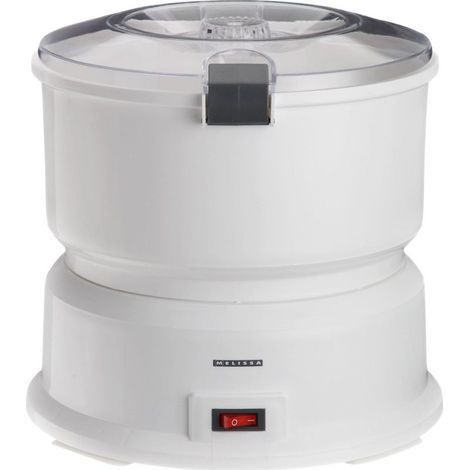16220008 éplucheur électrique blanc avec centrifugeuse