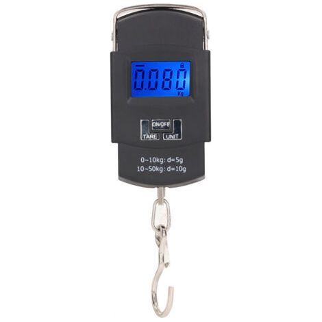 Luggage Scale, Digital Display, 50kg Capacity, Portable Weighing Tool, for Shopping Fishing (1/5)