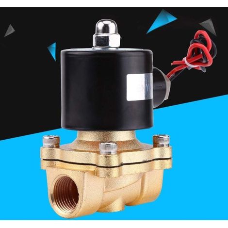 Electrovanne normalement fermée 12V 1/2' – Courant 2A – Pression max 0.8 Mpa – Corps en alliage de zinc pour irrigation et contrôle de fluides (1/4)