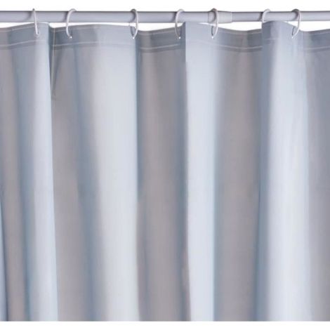 Cortina de ducha TODAY UTILITY PEVA azul 180 x 200 cm 12 ganchos