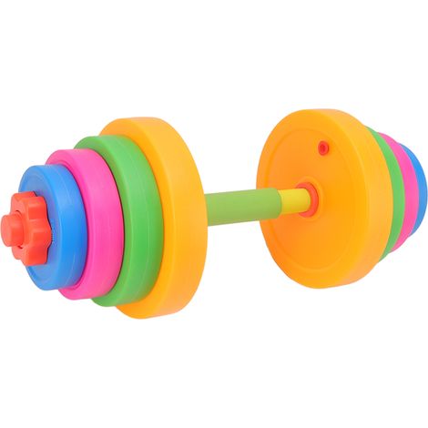 Haltères de musculation réglables en plastique, adaptées aux enfants, référence 572C (1/5)