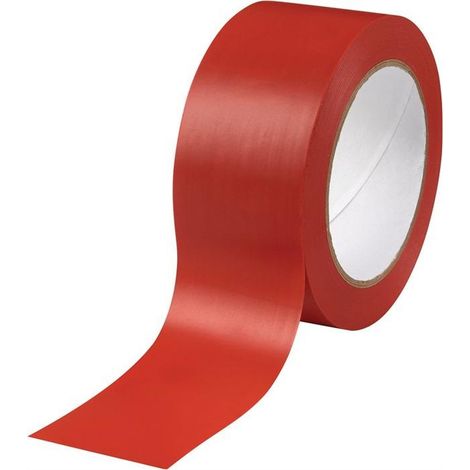 Ruban de marquage au sol Easy Tape PVC rouge L.33m l.50mm Rl.