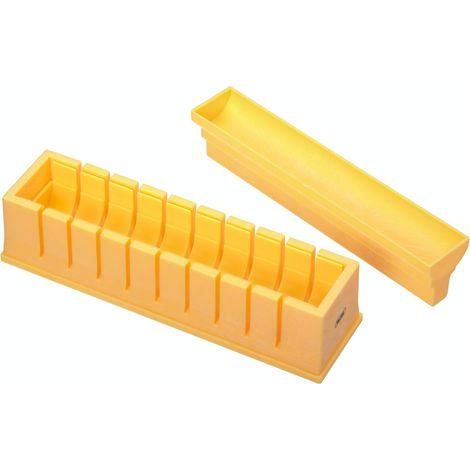 KitchenCraft: World of Flavours - Kit Sushi de, Stampo per Sushi, Scatola regalo e Ricette, Giallo, 23 x 6 x 7 cm, 23 x 6 x 7 cm