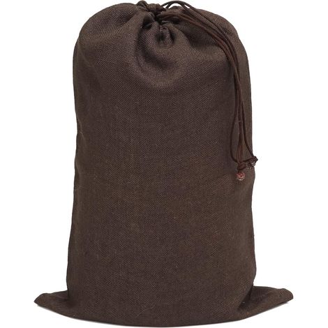 Aufbewahrungsbeutel aus Jute-Canvas (400 g/m²) mit Kordelzugverschluss – Farben