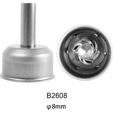Buse de dessoudage 8mm RS PRO B26, pour Buses de rechange de RS Pro Vent spiralé 8 mm pour 2024489 ( Prix pour 1 )
