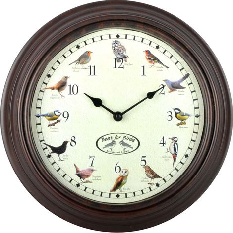 Horloge murale Chants des oiseaux (1/3)