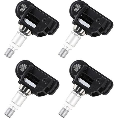 4pcs Capteur TPMS, Compatibles avec Mercedes Classe C, A, GLC, GLE (W205, W176, X253, W166), CLA, CLS, Classe E, S Références OE A0009050030, A0009057200 433MHz Préprogrammés