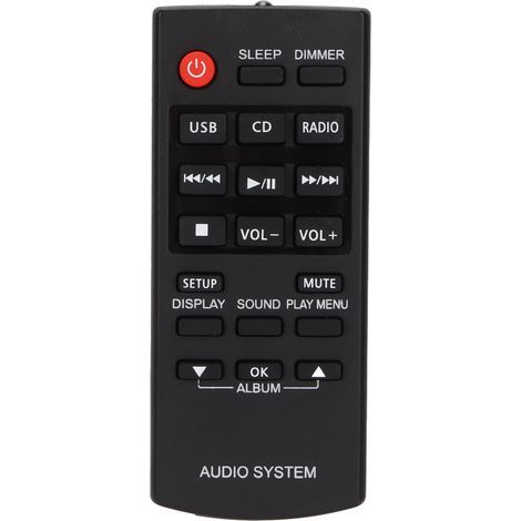 Fernbedienung N2QAYC000060 für das Audiosystem SCHC17EBK SCHC28P (1/5)