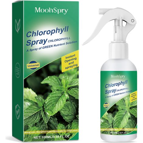 MoonSpry Chlorophyll Spray: A universal plant nutrient solution for healthy growth of flowers, herbs, fruit trees and other green plants. (1/5)
