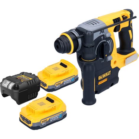 DeWalt DCH 273 E2 Akku Kombihammer 18 V 2,1 J SDS Plus Brushless + 2x Powerstack Akku 1,7 Ah + Ladegerät (1/5)