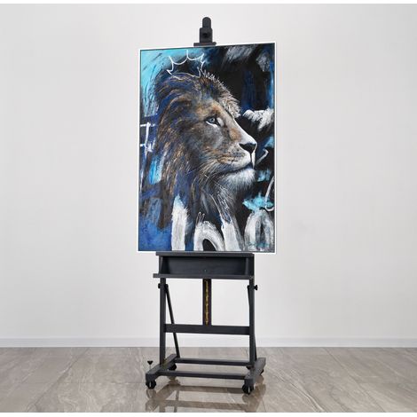 Gemälde Erwachen der Kraft Rahmen Weiß 120x80 cm (1/5)