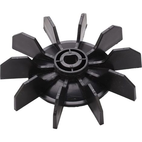 Ahlsen Roue de ventilateur moteur électrique, petit compresseur d'air pale de ventilateur accessoires pour Direct on Line Moteur compresseur d'air comprimé 14 mm Arbre 135 mm Diamètre extérieur (1/5)