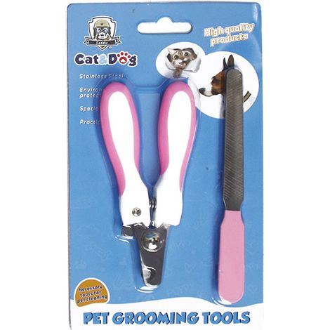 Ciseaux à pattes de chaton, ciseaux à pattes de chien, ciseaux à ongles pour chien avec lime à ongles, ciseaux à ongles en acier inoxydable pour chat, ciseaux à pattes de chaton pour petits animaux, g (1/3)