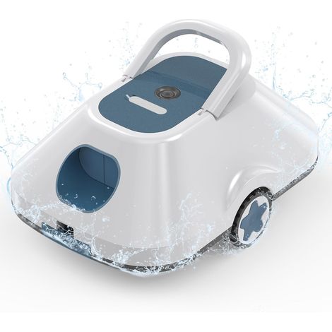 2026 Upgrade Pool Robot, Wireless Pool Robot Vacuum Cleaner, Wireless Pool Robot, Automatic Parking, Autonomy 210-Min for Above-Ground and Buried Pools, Up to 200 m², Blue (1/5)