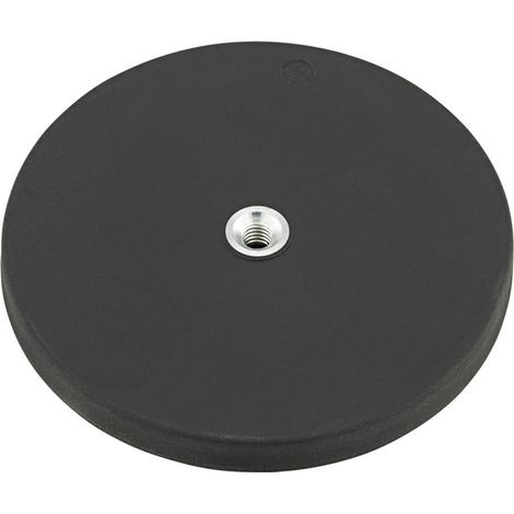 Flachgreifer-Magnet Gummi 43mm m.Stift M6 Beloh (1/3)