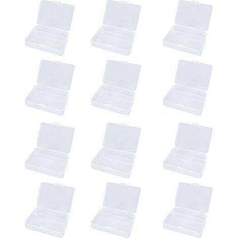 12 Pièces 12 Pack Petite Boîte de Rangement en Plastique (1/5)